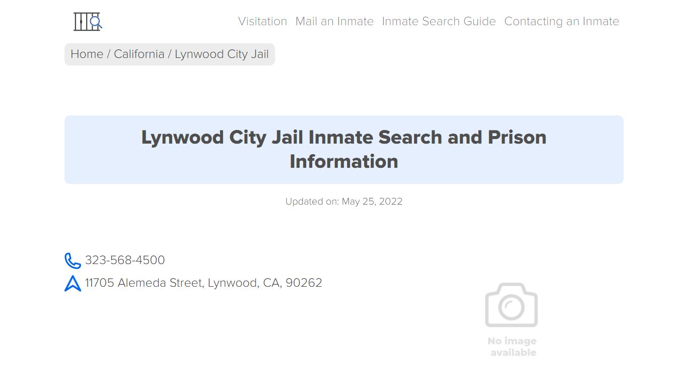 Lynwood City Jail Inmate Search and Prison Information